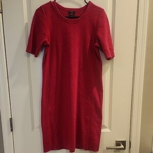 Ann Taylor Factory Fuchsia Knit Dress